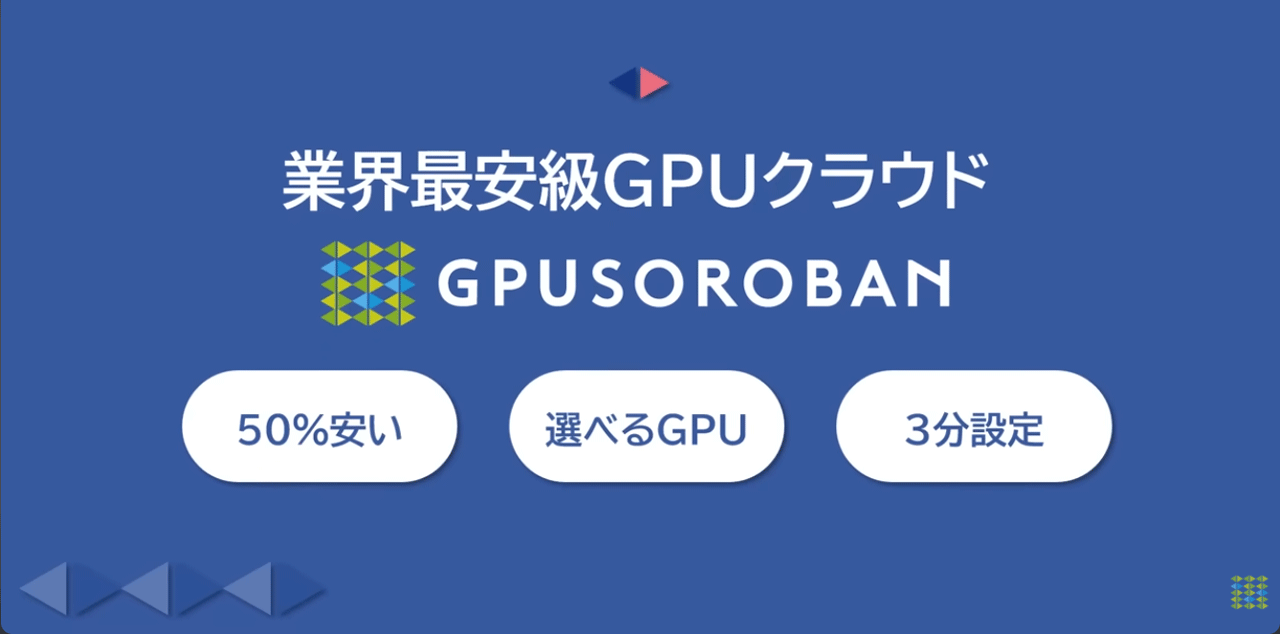GPUSOROBANサービス紹介動画